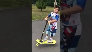 Scooter Tricks- Morph board Scooter vs Yvolution Glider Scooter