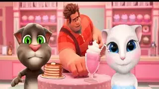 TOM Pancake ANGELA Milkshake Wreck it Ralph 2 Craziness