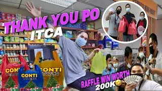 ITCA CHRISTMAS GIFT 2021  RAFFLE WIN WORTH 200K GRABE ANG SAYA NG MGA NAKA TANGGAP ❤️AT NANALO ☺️