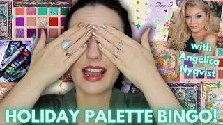 Holiday Palette BINGO with Angelica Nyqvist | Oden's Eye, Too Faced, ColourPop + More!