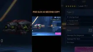Pod Gun 10 Second Copy Unlock 🔥🔥 #shorts #short #shortvideo #youtubeshorts #trending