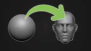 Zbrush Male Head Sculp Timelapse
