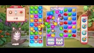 Kitten Match level 2834　パズにゃん　レベル2834