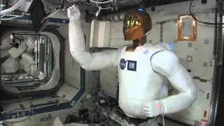 First Movement of Robonaut 2 on ISS