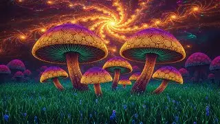 Psychedelic Trance - Enchanted Fungi / Dreamlike Journey mix 2025 (AI Graphic Visuals)