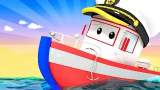 Tom, o caminhão de reboque -  Bobby, o barco, quebrou a sua hélice! -  Desenhos Animados 🚗