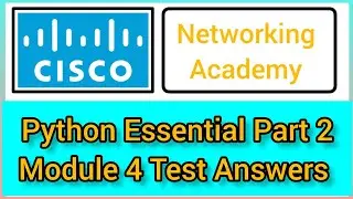 Cisco python Essential part 2 module 4 Test Answers 💯% #cisco #programming #python