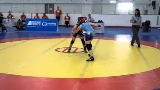 2015 Western Canada Summer Games 57 kg Sara Brinkac BC vs Kinley Link AB