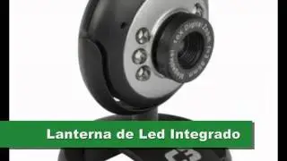 Webcam C3 Tech WB2101 c/ 2.0 Megapixels, Microfone e Led