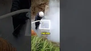 Fixing pipe leak in China 😲 #shorts