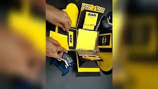 Batman Explosion Box || 3 layers box || DIY tutorial