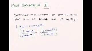 Mol conversions I