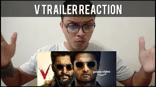 V - Trailer REACTION | Nani, Sudheer Babu, Aditi Rao Hydari, Nivetha Thomas | RECit Reactions