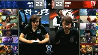 [07/10/2016] ANX vs ROX V&ograve;ng Loại CKTG 2016