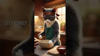 Cat cooking #funny #youtubeshorts #elephant #comedy #cute #animals #wildlife #memes