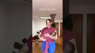 C&oacute;mo colocar el FULAR para dar lactancia 🤱🏼#fular #porteo #lactanciamaterna #breastfeeding