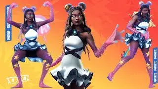 Fortnite Starfish Skin All Dances & Emotes Showcase