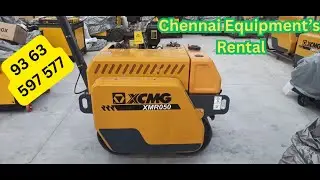 Chennai Roller Rental XCMG Brand Walk Behind Double Drum Roller XMR050