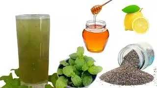 Mint Lemon Honey Chia Seeds Energy Drink పుదీనా నిమ్మకాయ హనీ చియా సీడ్స్ ఎనర్జీ డ్రింక్ 👋subscribe👍