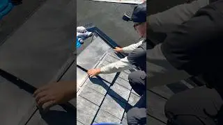 Easy Euroshield install. #fyp #roofr #roofer #roofing #contractor #construction #euroshield #rubber