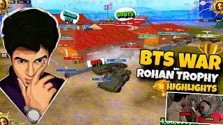 BTS WAR | ROHAN BRO TROPHY HIGHLIGHTS | #bgmi  #bgmilive  #madanop  #madan  #bts