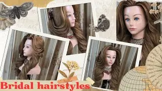 BRIDAL HAIRSTYLES || how to do front variation spreading technique