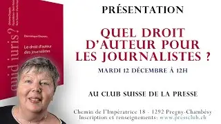 Quel droit d’auteur pour les journalistes ?