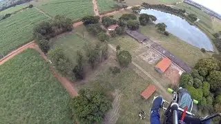 Voando em José Bonifácio com amigos.