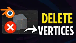 Blender Tutorial: How To Delete Vertices In Blender Fast