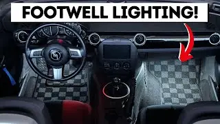 Upgrading my NC Miata interior by installing the Cobalt Footwell Light Kit!