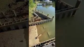 New Dock And Sea Wall At The Cottage PT1