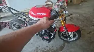 Venom X-15 pocket bike (motor swap/frame mod) predator 212 with performance springs
