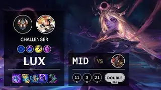 Lux Mid vs Twisted Fate - EUW Challenger Patch 11.24