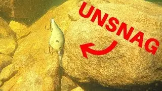 How to Unsnag Fishing Lures - Fishing Hack
