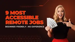 9 Most Accessible Jobs to Work from Home! #workfromhome #workfromhomejobs
