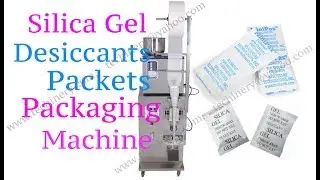 Silica Gel Desiccant packing machine silica gel packets sachets making machine