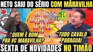 MARAVILHA LEVOU NETO A LOUCURA NOS DONOS DA BOLA DE HOJE! CORINTHIANS ENFRENTA O MIRASSOL NO BR