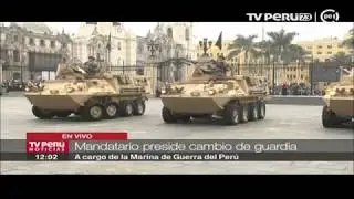 Cambio de Guardia a cargo de la Marina de Guerra del Perú