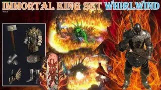Diablo 2 Resurrected - Sets Immortal King's Sunder Charm Whirlwind Barbarian Uber Tristram