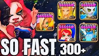 DESTRUCTIVE 300-SPD TEAM in RTA - Summoners War