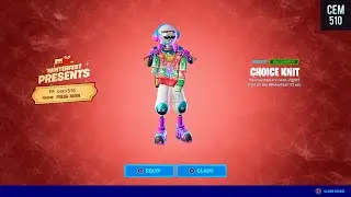 How to Get Choice Knit Emote in Fortnite Winterfest Presents Day #5