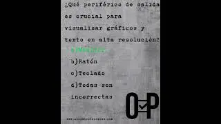Pregunta perif&eacute;ricos 7 Inform&aacute;tica general #periferico  #administrativo #age #opositores #oposicion
