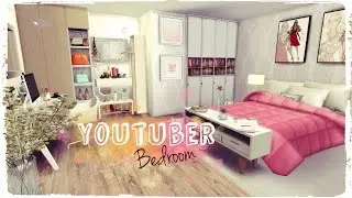 Sims 4 - Youtuber Bedroom (Build & Decoration)