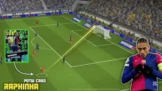 100 COINS [POTW] RAPHINAH IS SOO SATISFYING TO USE😮&zwj;💨| TOP NOTCH DRIBBLLINGS AS GEORGE BEST🔥