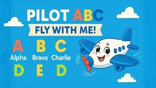 Pilot ABC Song for Kids ✈️ | Learn the Phonetic Alphabet with Fun!