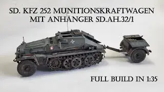 Sd.Kfz. 252 Monitionstransportwagen mit Sd.Ah.32/1 Anh&auml;nger