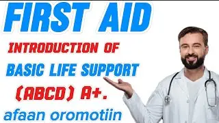 Introduction of first aid lecture video by afaan oromotiin (1) first year student of health science