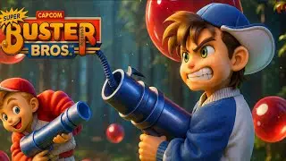 BUSTER BROS - Walkthrough Gameplay (PC 4K FULL GAME) (No Commentary)