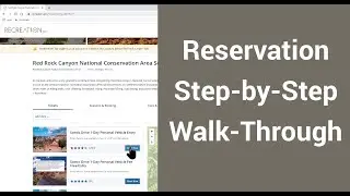 Red Rock Canyon reservation walk through