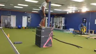 Hip Thrust Jump to 42in Box